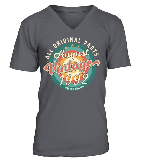 For The Age Of 30 August 1992 V-Neck T-shirt