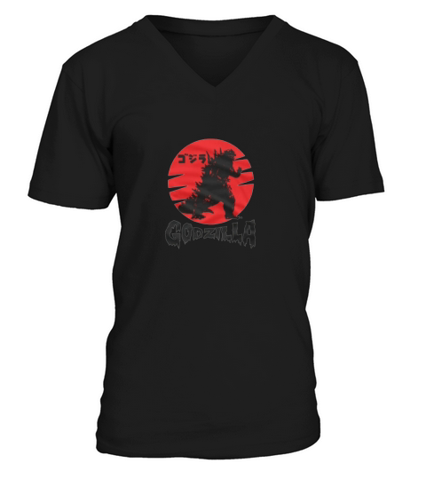 Godzilla Japanes  2020 V-Neck T-shirt