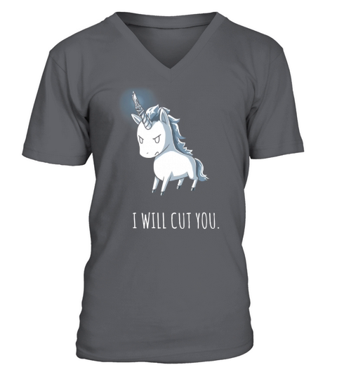 JUXING Mens Stabby The Unicorn I Will Cut You Tee Men Women Man Woman Lover Hoodie V-Neck T-shirt