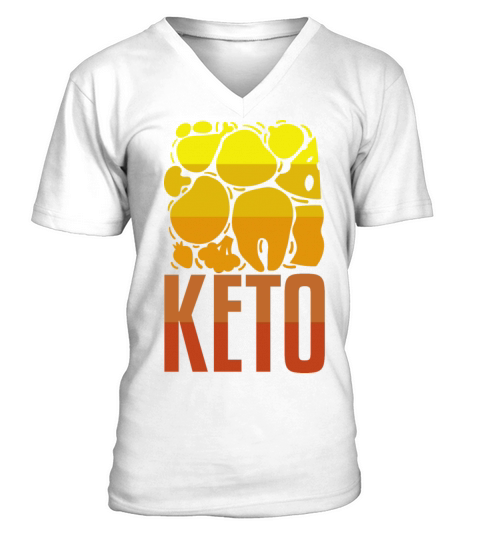 Keto Artwork Vintage V-Neck T-shirt