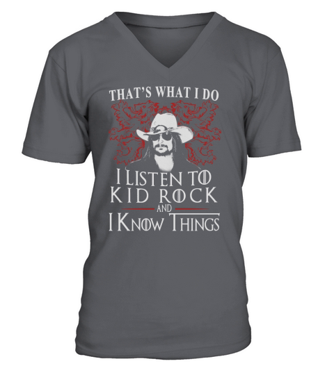 Kid Rock I KNOW THINGS V-Neck T-shirt