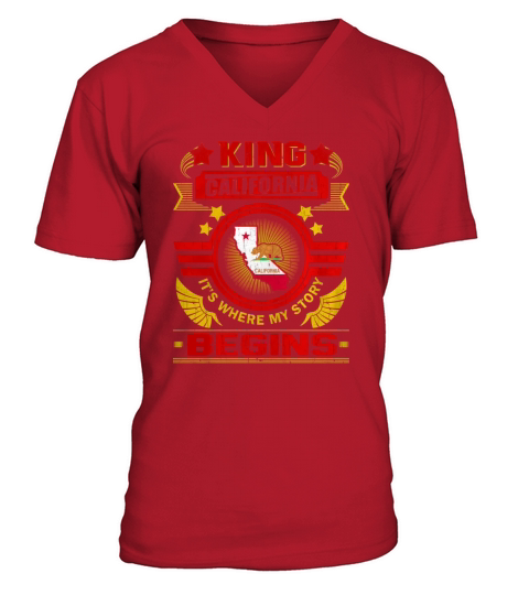King California V-Neck T-shirt