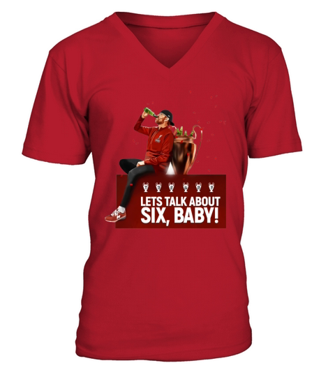 Lets Talk About Six Baby Jurgen Klopp shirt V-Neck T-shirt