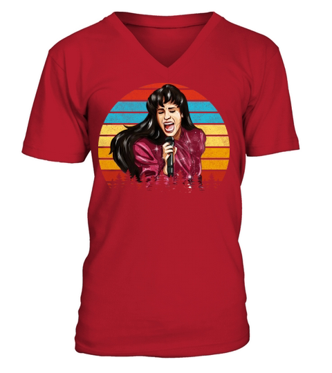 Selena Quintanilla Vintage V-Neck T-shirt