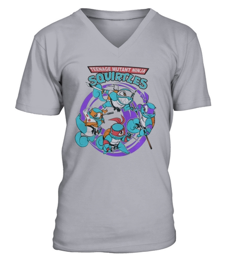 Teenage Mutant Ninja Squirtles V-Neck T-shirt