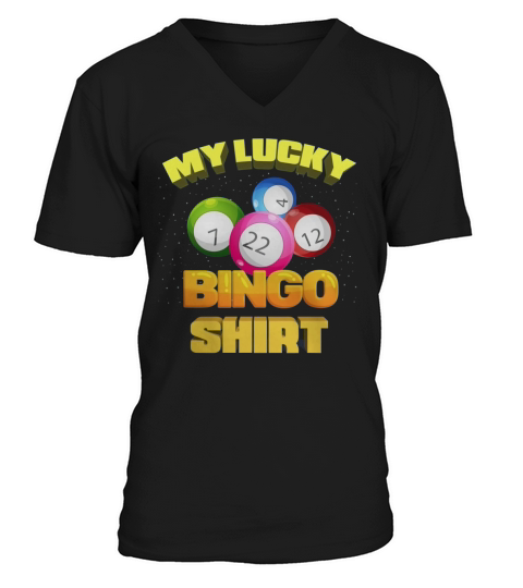 THIS IS MY BINGO SHIRT V-Neck T-shirt
