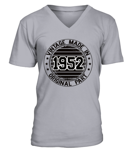 Vintage Made In 1952 Original Part Birthday 1952 V-Neck T-shirt
