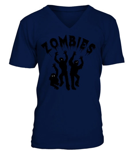 Zombies V-Neck T-shirt