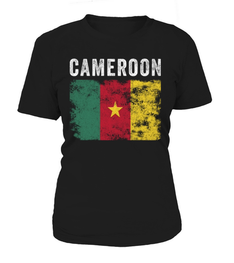 Cameroon Flag Vintage - Cameroonian Flag Women's T-Shirt