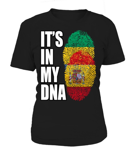 Gambian And Spaniard Mix Heritage DNA Flag Women's T-Shirt