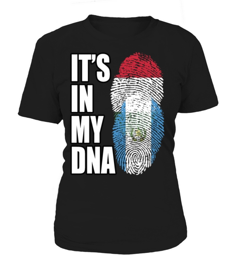 Hungarian And Guatemalan Mix Heritage DNA Flag Women's T-Shirt