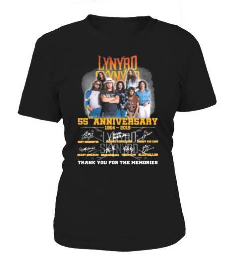 Lynyrd Skynyrd 55th Anniversary 1964-2019 Signatures shirt - Unisex Long Sleeve Women's T-Shirt