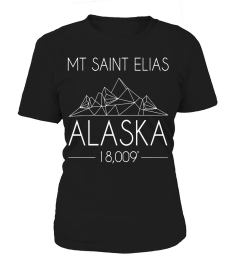 Mount Saint Elias Alaska Mountains Outdoors Minimalist Tee Women's T-Shirt