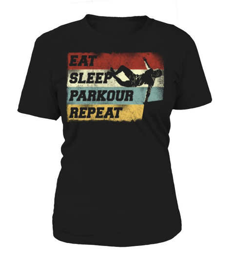 Parkour Free Running Traceur Retro Women's T-Shirt