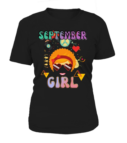 Retro September Girl Vintage Design Women's T-Shirt
