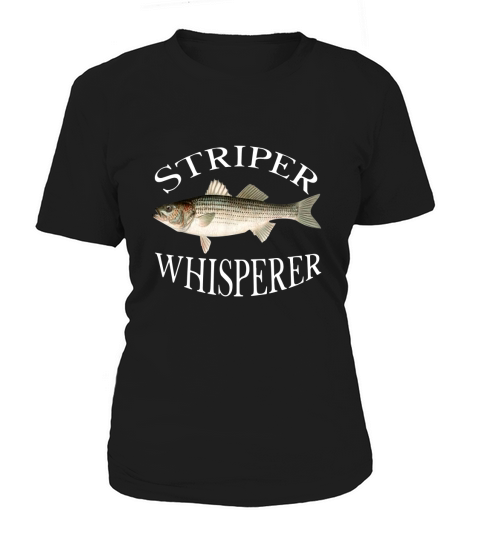 Striper Whisperer Striped Bass Fish Illustration Fishing shirt - Baby Onesie Women's T-Shirt