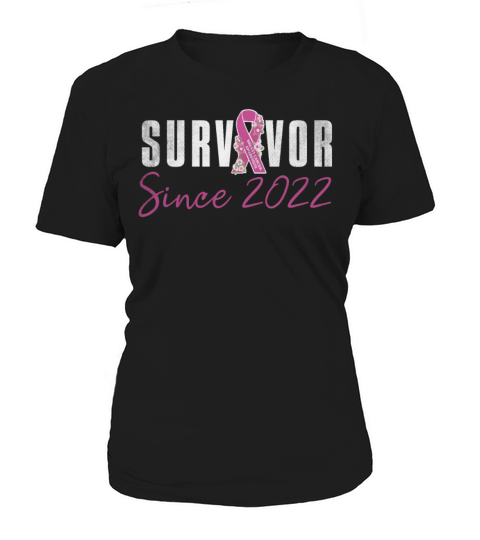 Survivor Since 2022 Breast Cancer Awareness Pink Women's T-Shirt