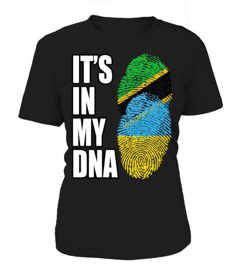 Tanzanian And Ukrainian Vintage Heritage DNA Flag Women's T-Shirt