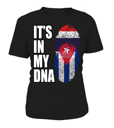 Thai And Cuban Vintage Heritage DNA Flag Women's T-Shirt