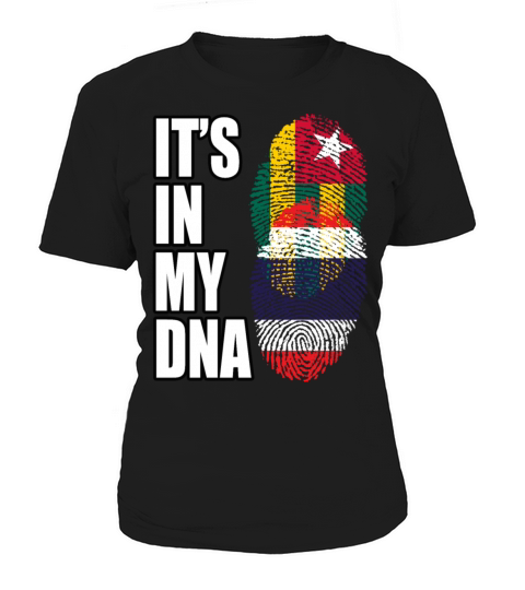 Togolese And Thai Mix Heritage DNA Flag Women's T-Shirt
