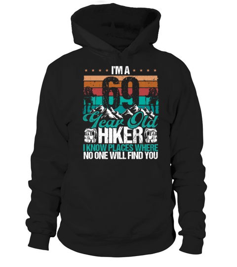 69 Birthday Hikers Vintage Mountains 69 Years Old Hoodie Unisex