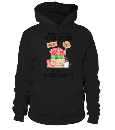 Garden Vacation Funny Quote Gardener Gift Idea Hoodie Unisex