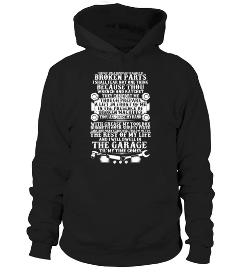 Mechanic Garage Shirt Hoodie Unisex