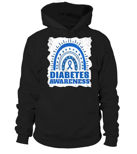 November Rainbow Diabetes Awareness Month Hoodie Unisex