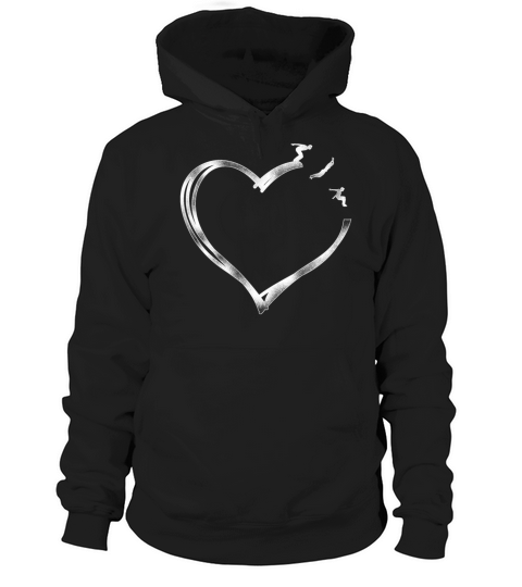 Parkour Free Running Traceur Heart Hoodie Unisex