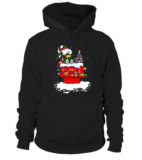 Snoopy Xmas Tshirt Hoodie Unisex
