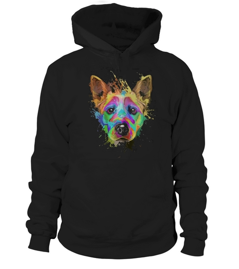 Splash Art Cattle Dog T-Shirt - Blue heeler Lover Gifts Hoodie Unisex