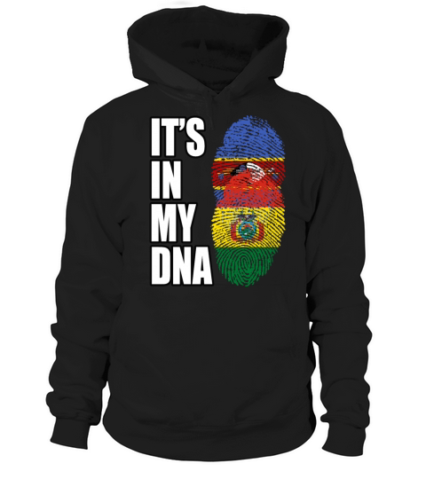 Swazi And Bolivian Vintage Heritage DNA Flag Hoodie Unisex