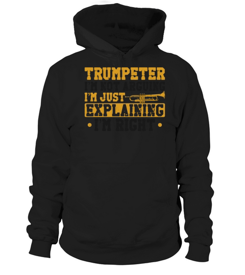 Trumpet Player Vintage Trumpeter Hoodie Unisex