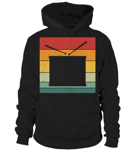 Vintage Retro Drum Vintage Music Hoodie Unisex
