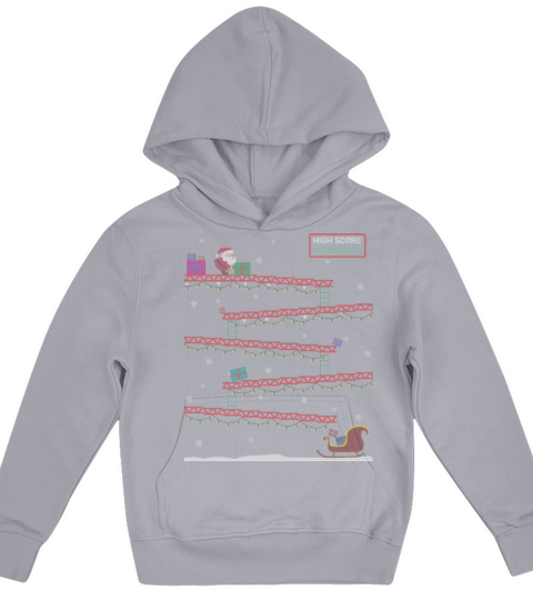 Retro Gaming Gifts Ugly Christmas Sweater Kids Hoodie