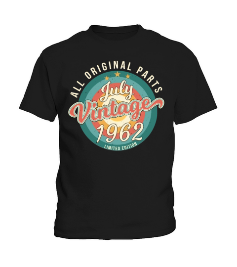 1962 July 60th Birthday Kids T-Shirt