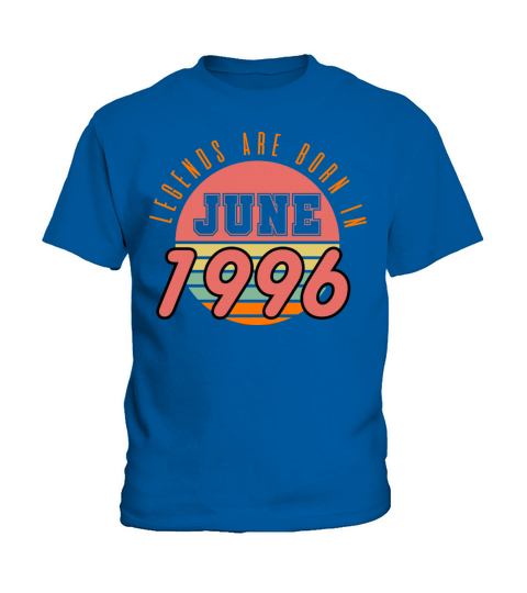 1996 vintage born in June gift Kids T-Shirt