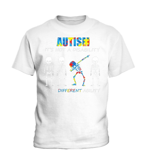 Autism It’s Not A Disability It’s A Different Ability shirt Kids T-Shirt