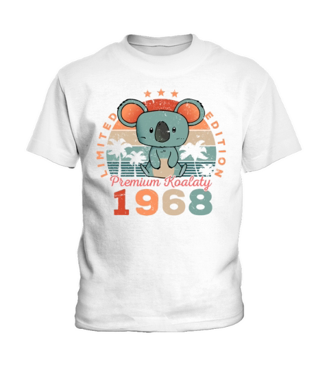 Birth Year 1968 Birthday Gift Koala Bear Koalas Kids T-Shirt