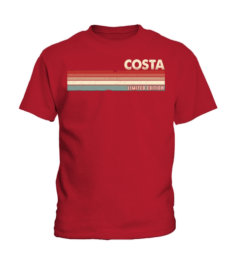 Costa - Funny Retro Vintage Name 80s 90s Kids T-Shirt