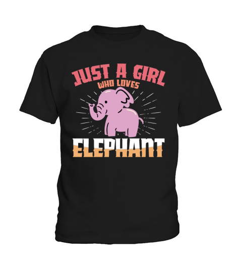 Funny Elephant Elephants Zoo Animal Fun Lovers Kids T-Shirt