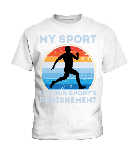 My Sport Is Your Sports Punishment Man Runner Kids T-Shirt