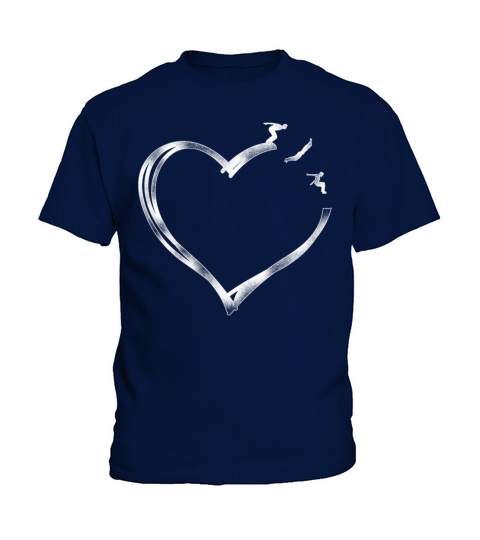 Parkour Free Running Traceur Heart Kids T-Shirt