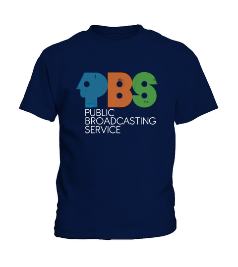 PBS Vintage Logo Distressed Kids T-Shirt