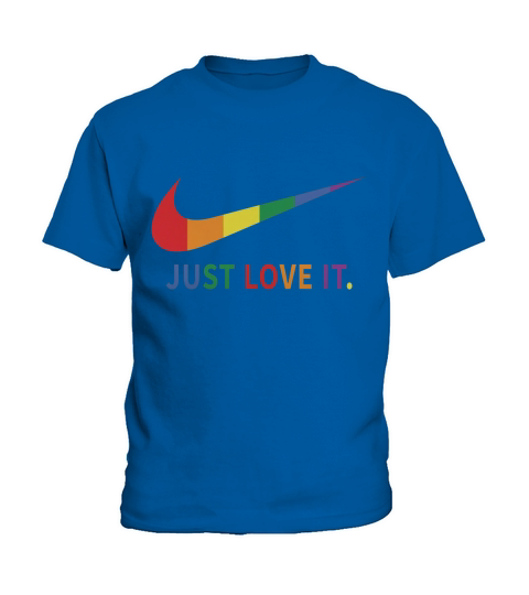 Rainbow Lesbian Gay Pride Lgbt Just Love It T Shirts Kids T-Shirt