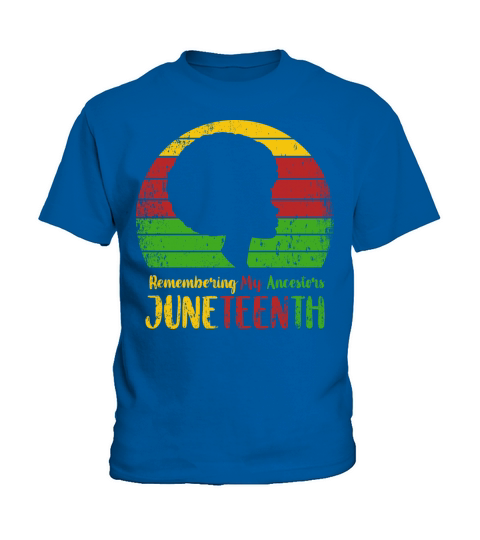 Remembering My Ancestors Juneteenth Kids T-Shirt