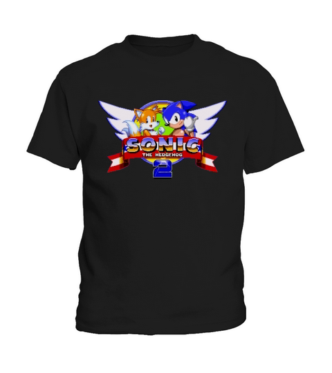 Sonic 2 Title Screen Kids T-Shirt