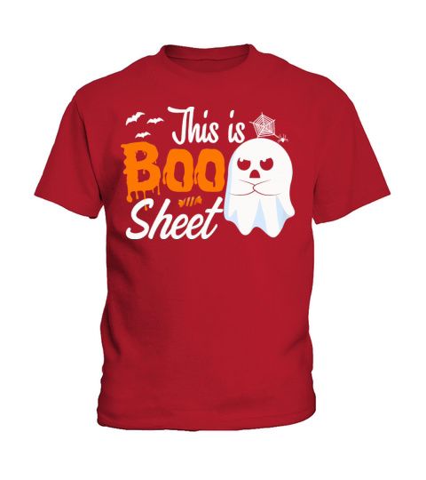 This Is Boo Sheet Ghost Funny Halloween Gift Women Kids T-Shirt