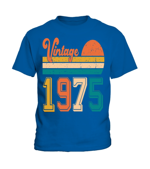 Vintage 1975 birthday gift Kids T-Shirt