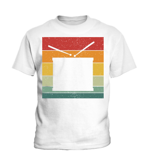 Vintage Retro Drum Vintage Music Kids T-Shirt